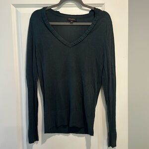 Ruffled neck long-sleeved Banana Republic shirt
